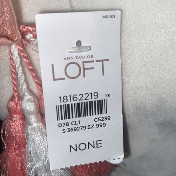 Ann Taylor Loft Tasseled Wrap/Scarf! - Picture 5 of 11
